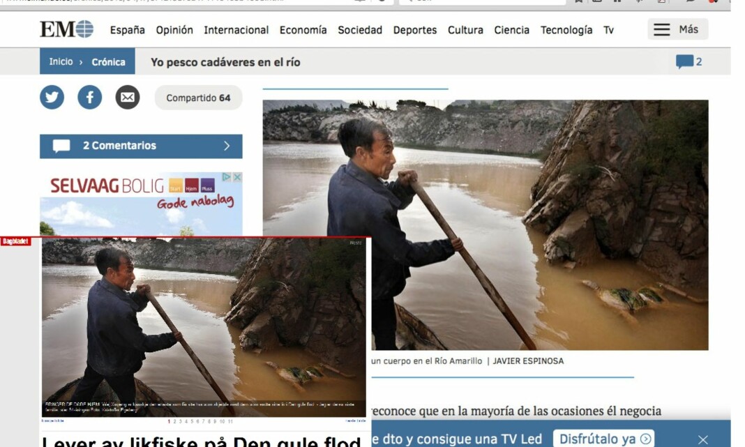 Spanias nest største avis stjal Dagbladets bilde
