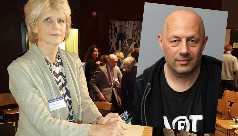 Lederen av Pressens offentlighetsutvalg, Siri Gedde-Dahl, mister et av sine utvalgsmedlemmer. Leif Steinholt forlater utvalget etter uenighet om framstillingen av en sak i hans nærområde på Helgeland. Foto: Bjørn Åge Mossin og Norsk Journalistlag Lederen av Pressens offentlighetsutvalg, Siri Gedde-Dahl, mister et av sine utvalgsmedlemmer. Leif Steinholt forlater utvalget etter uenighet om framstillingen av en sak i hans nærområde på Helgeland. Foto: Bjørn Åge Mossin og Norsk Journalistlag