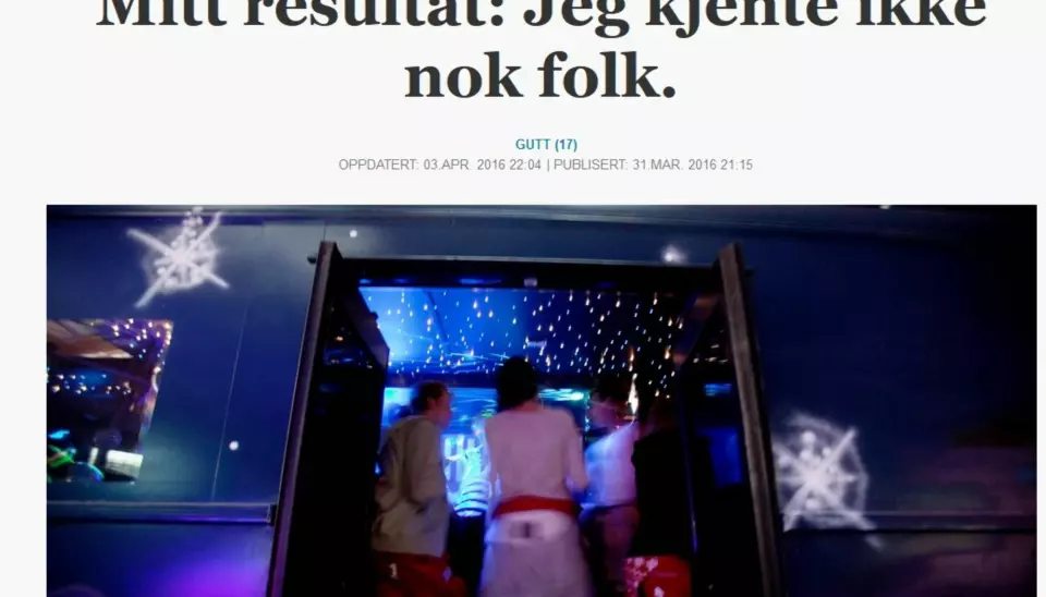 Dette innlegget viste seg å være falskt. Foto: Skjermdump Aftenposten