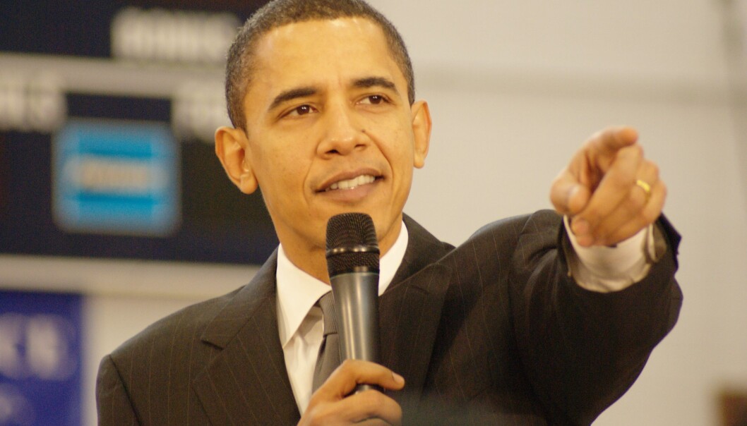 Mediene fikk sitt pass påskrevet da Barack Obama talte ved en prisseremoni for journalister mandag. Foto: Flickr.com/Creative Commons/Marc Nozell Mediene fikk sitt pass påskrevet da Barack Obama talte ved en prisseremoni for journalister mandag. Foto: Flickr.com/Creative Commons/Marc Nozell