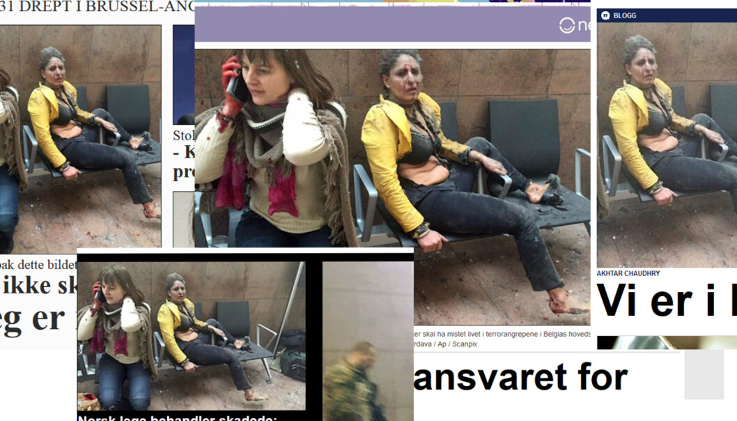 Ketevan Kardavas bilde er blitt brukt verden over, så også i Norge. Her fra nettutgavene til VG, Dagbladet, Aftenposten og Nettavisen. Ketevan Kardavas bilde er blitt brukt verden over, så også i Norge. Her fra nettutgavene til VG, Dagbladet, Aftenposten og Nettavisen.