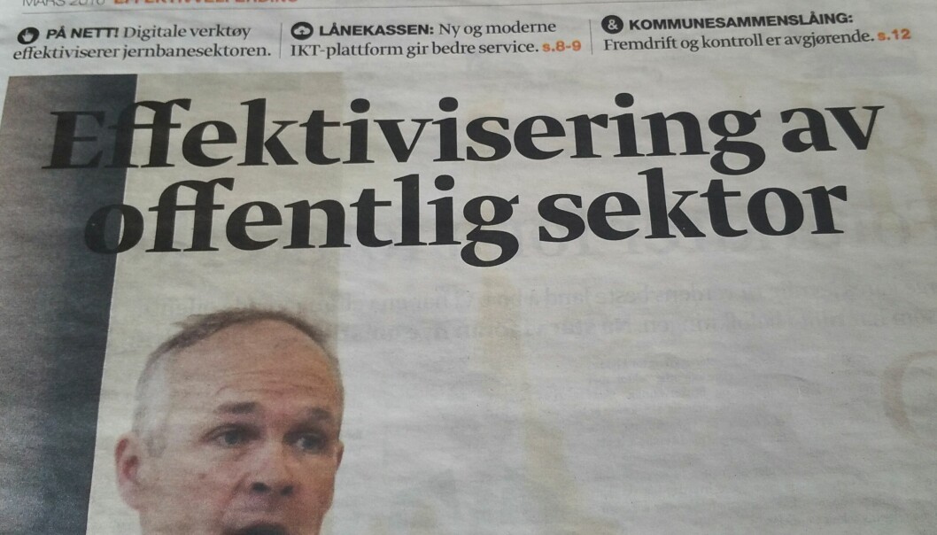 Faksimile av Mediaplanets bilag i Aftenposten.