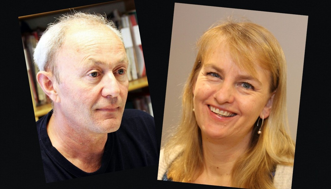 Det kan ende med at NJ-leder Thomas Spence og MBL-direktør Randi S. Øgrey flytter sammen. Foto: MBL og Birgit Dannenberg Det kan ende med at NJ-leder Thomas Spence og MBL-direktør Randi S. Øgrey flytter sammen. Foto: MBL og Birgit Dannenberg