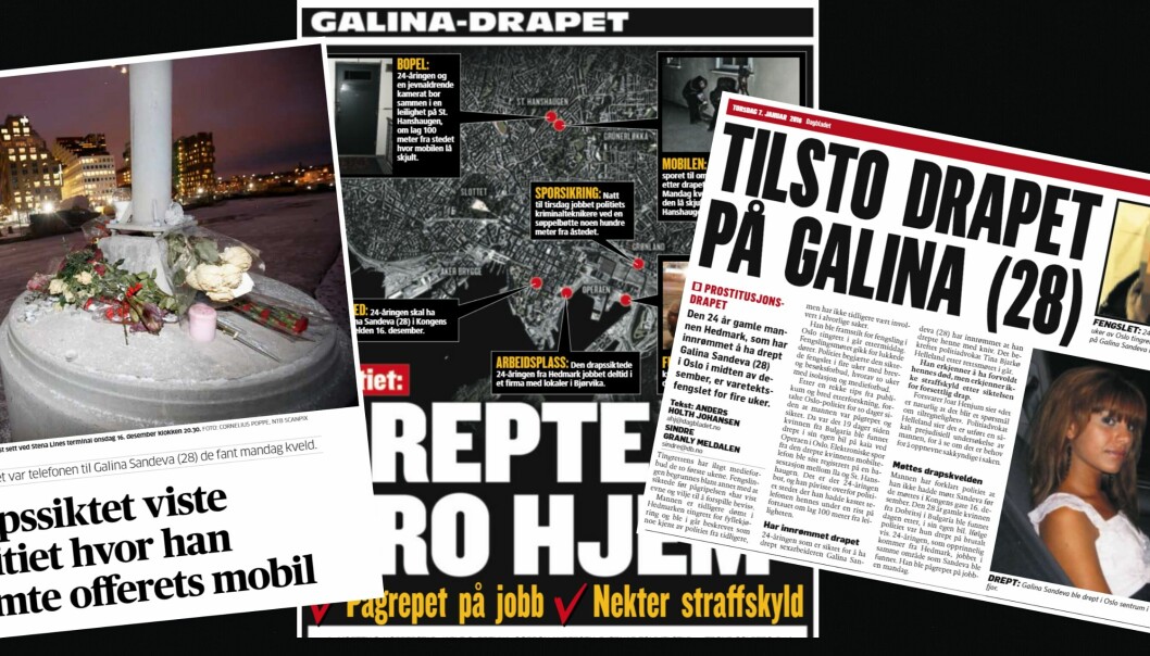 Galina Sandeva ble drept i havneområdet i Oslo i desember i fjor.
