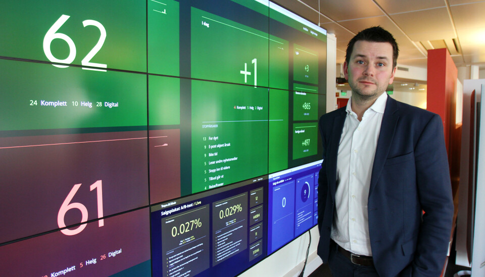 Den økte abonnementsmassen gir sjefredaktør Øyulf Hjertenes og de ansatte i Bergens Tidende troen på finansieringen av journalistikken også inn i fremtiden. Foto: Glenn Slydal Johansen Den økte abonnementsmassen gir sjefredaktør Øyulf Hjertenes og de ansatte i Bergens Tidende troen på finansieringen av journalistikken også inn i fremtiden. Foto: Glenn Slydal Johansen
