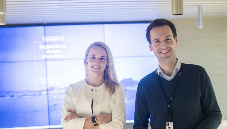 Kommersiell leder Oddrun Cecilie Svegaarden og innholdssjef Lars Magne Sunnanå. Foto: Aftenposten
