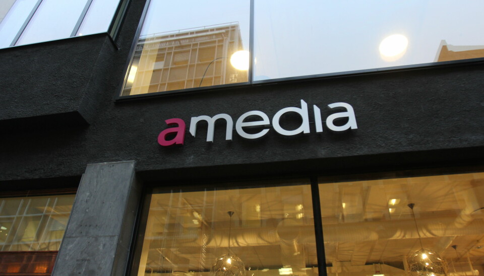 Amedias hovedkontor i Akersgata i Oslo. Foto: Glenn Slydal Johansen