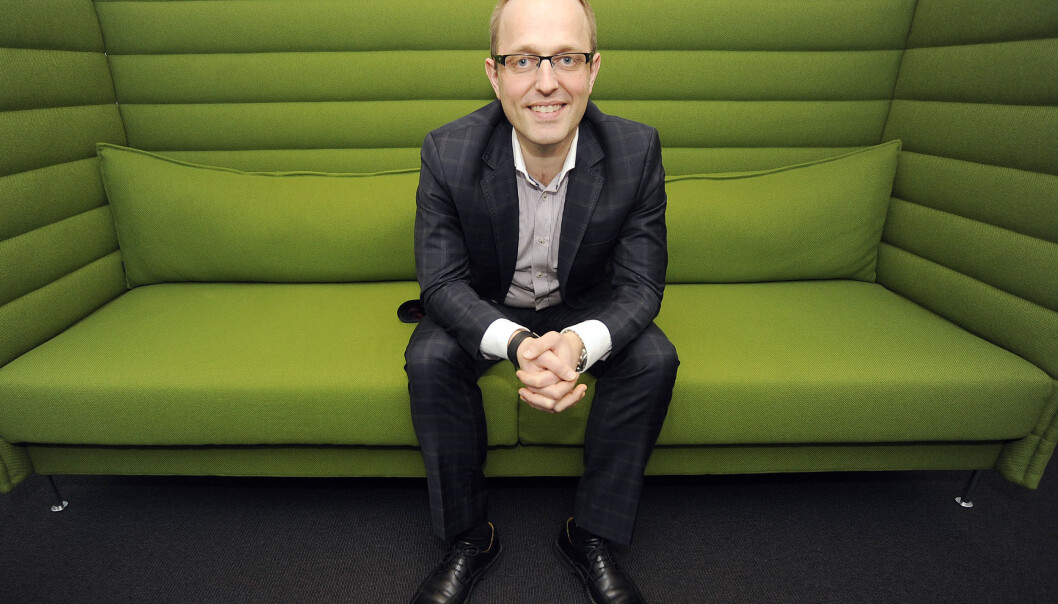 Fra tiden som sjef i Nationen. Foto: Siri Juell Rasmussen Fra tiden som sjef i Nationen. Foto: Siri Juell Rasmussen