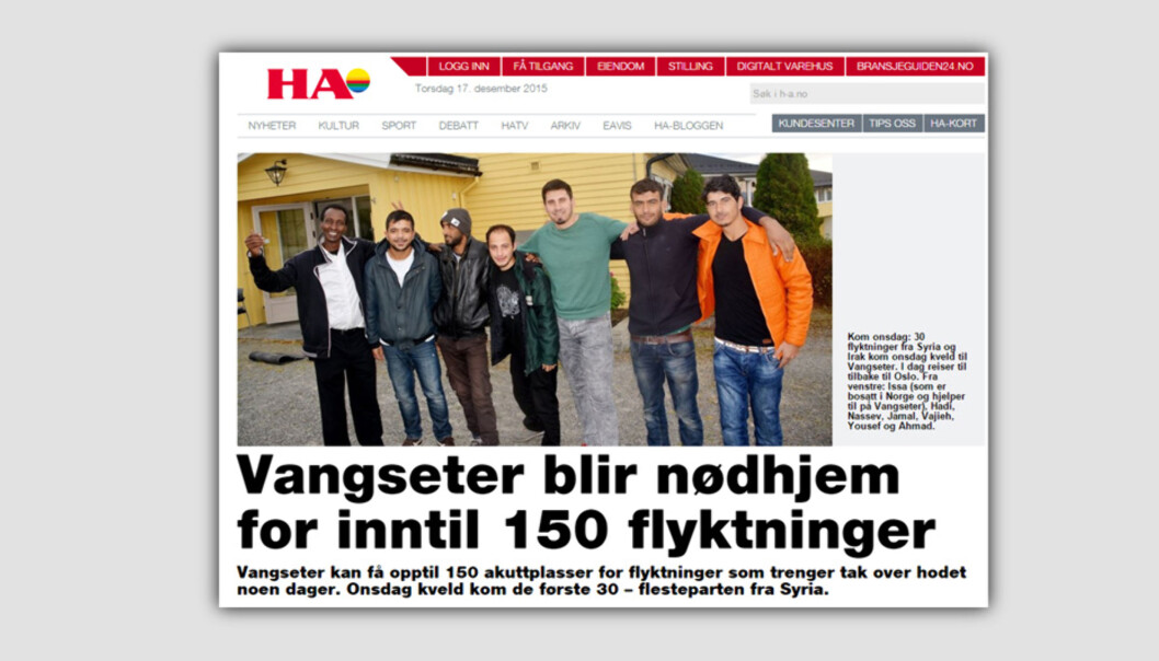 Hamar Arbeiderblad deler ikke lenger saker som dette på Facebook. Foto: Skjermdump. Hamar Arbeiderblad deler ikke lenger saker som dette på Facebook. Foto: Skjermdump.