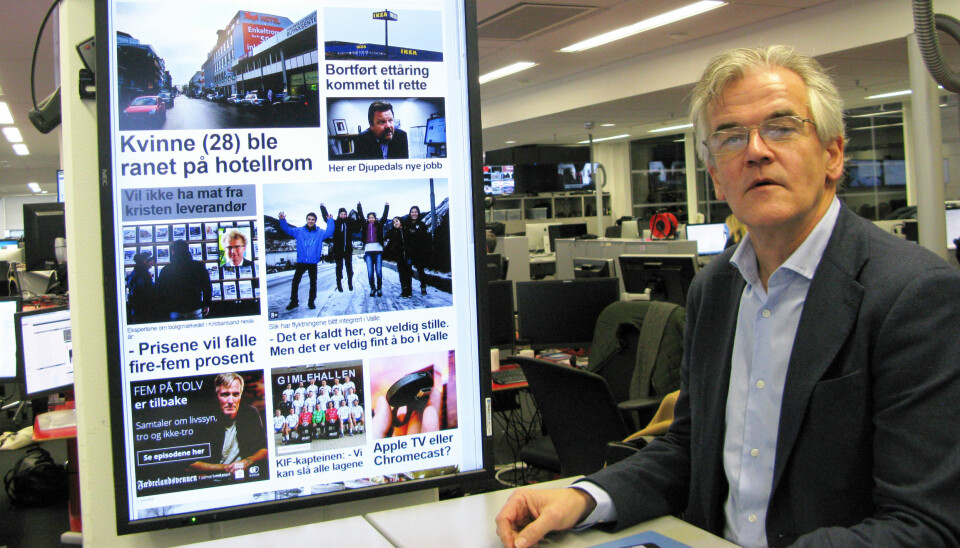 PFUs leder Alf Bjarne Johnsen jobber til daglig som politisk reporter i VG. Foto: Bjørn Åge Mossin