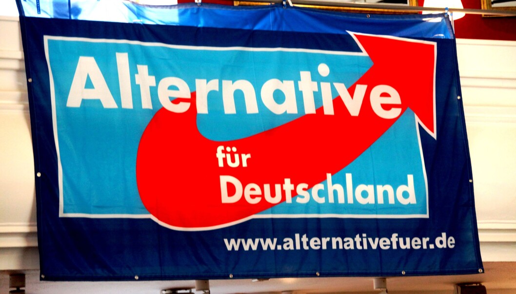 Alternative Für Deutschland vokser på meningsmålingene, men er langt unna å overta kanslermakten i Tyskland. Foto: Flickr.com/Creative Commons/Metropollco.org Alternative Für Deutschland vokser på meningsmålingene, men er langt unna å overta kanslermakten i Tyskland. Foto: Flickr.com/Creative Commons/Metropollco.org