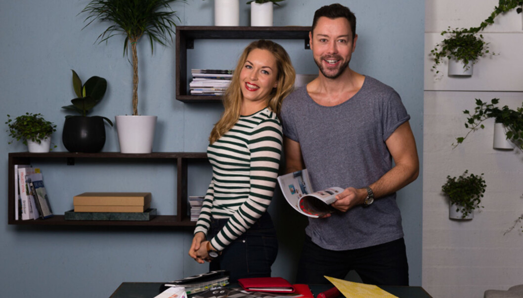 Fra serien Rom123, med Ingrid Aspen og Boris Miller som programledere. Foto: TV 2 Livsstil Fra serien Rom123, med Ingrid Aspen og Boris Miller som programledere. Foto: TV 2 Livsstil