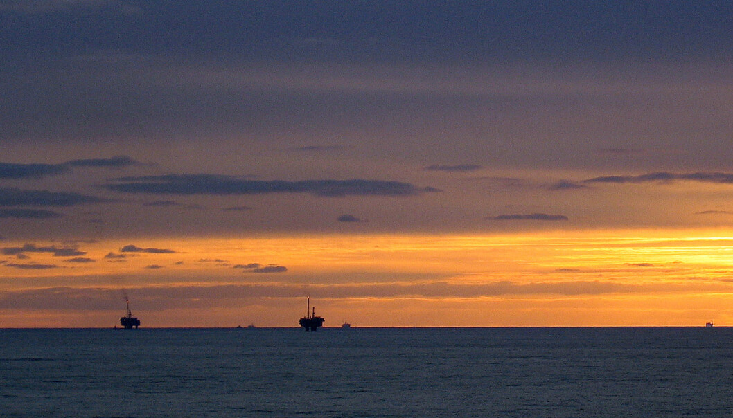 Ordet «oljesmell», her representert ved oljefeltet Statfjord, måtte se seg slått av den harde konkurrenten «det grønne skiftet». Foto: Bjørn Vidar Lerøen/Norsk olje og gass/Flickr.com Ordet «oljesmell», her representert ved oljefeltet Statfjord, måtte se seg slått av den harde konkurrenten «det grønne skiftet». Foto: Bjørn Vidar Lerøen/Norsk olje og gass/Flickr.com