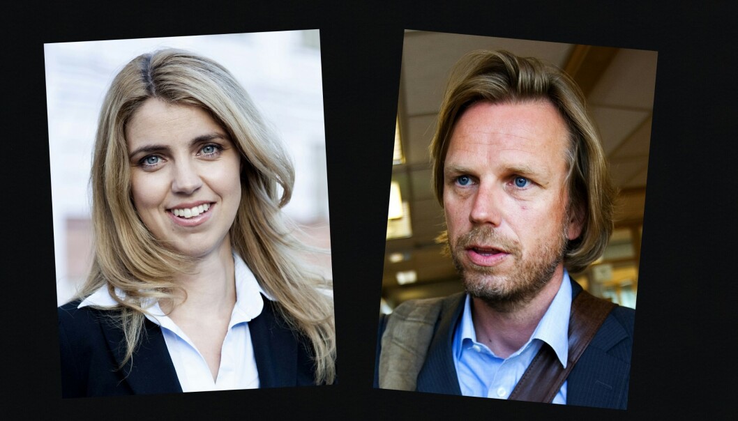 Reportasjeredaktør Alexandra Beverfjord og debattredaktør Kyrre Nakkim vil begge bli nyhetsdirektør i NRK. Foto: Kjell Inge Søreide og Flickr.com/Creative Commons/Marte Garmann Reportasjeredaktør Alexandra Beverfjord og debattredaktør Kyrre Nakkim vil begge bli nyhetsdirektør i NRK. Foto: Kjell Inge Søreide og Flickr.com/Creative Commons/Marte Garmann