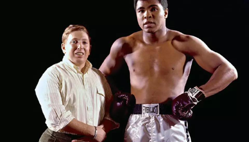 Neil Leifer med Muhammad Ali. Foto: Neil Leifer