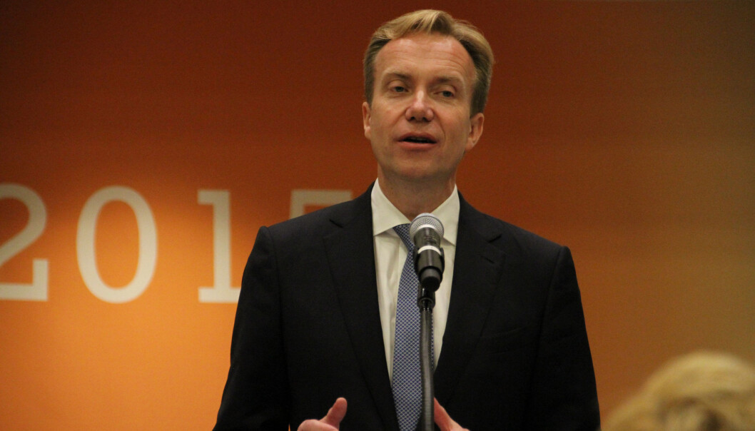Utenriksminister Børge Brende. Foto: Utenriksdepartementet/Flickr.com Utenriksminister Børge Brende. Foto: Utenriksdepartementet/Flickr.com