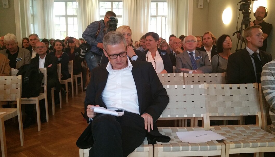Flemming Rose under tildelingen av Fritt Ord-prisen. Foto: Helge Øgrim Flemming Rose under tildelingen av Fritt Ord-prisen. Foto: Helge Øgrim