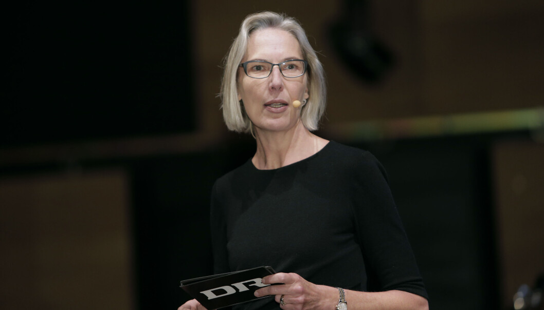 Maria Rørbye Rønn, generaldirektør i Danmarks radio. Maria Rørbye Rønn, generaldirektør i Danmarks radio.