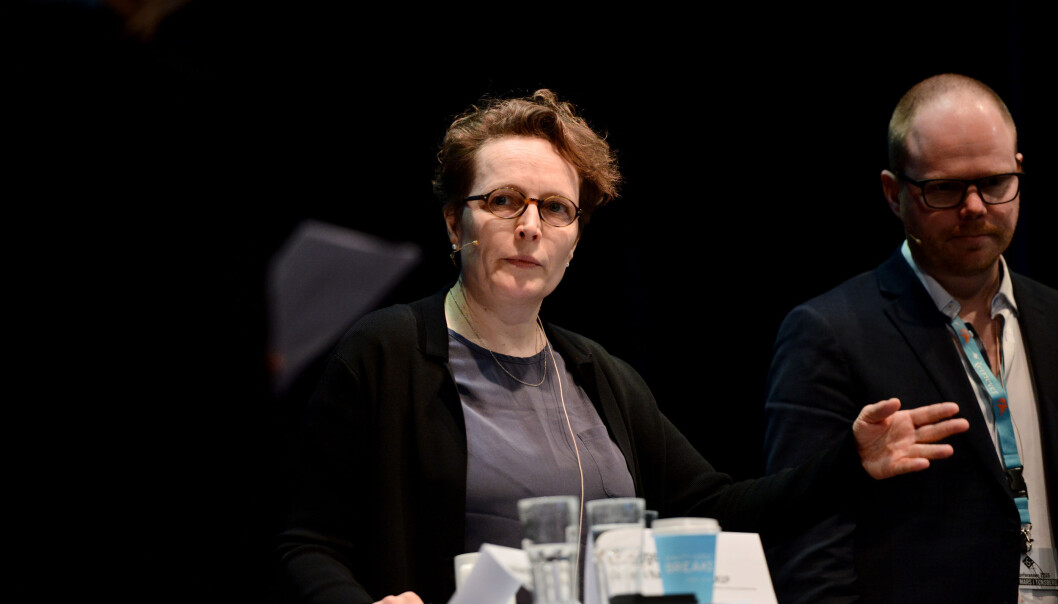 Featureredaktør Gry Egenes i Dagens Næringsliv. Her under Skup tidligere i år. Foto: Marius Nyheim Kristoffersen Featureredaktør Gry Egenes i Dagens Næringsliv. Her under Skup tidligere i år. Foto: Marius Nyheim Kristoffersen
