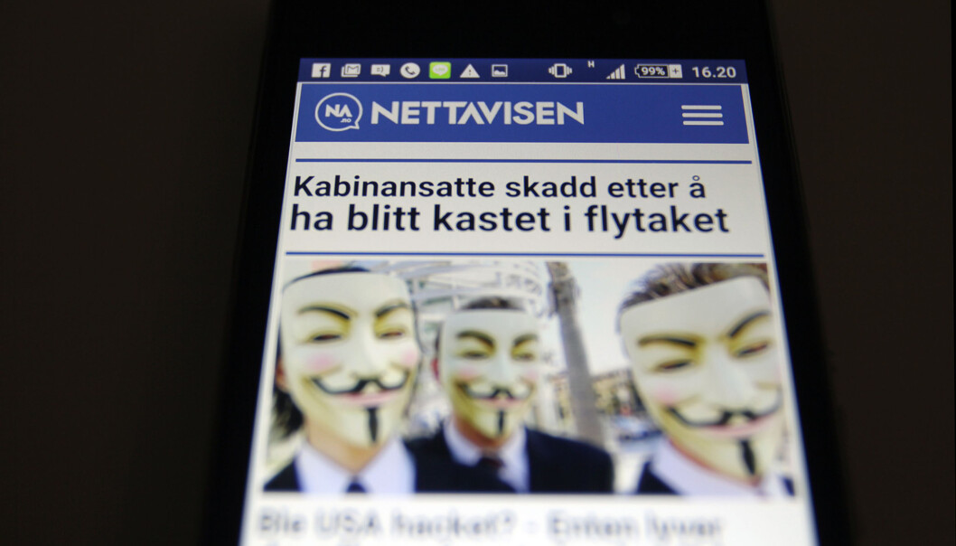 Nettavisen har snart 50 prosent av leserne på mobile enheter, og er aldri mer enn et tastetrykk unna, skriver Gunnar Stavrum. Illustrasjonsfoto: Glenn Slydal Johansen Nettavisen har snart 50 prosent av leserne på mobile enheter, og er aldri mer enn et tastetrykk unna, skriver Gunnar Stavrum. Illustrasjonsfoto: Glenn Slydal Johansen