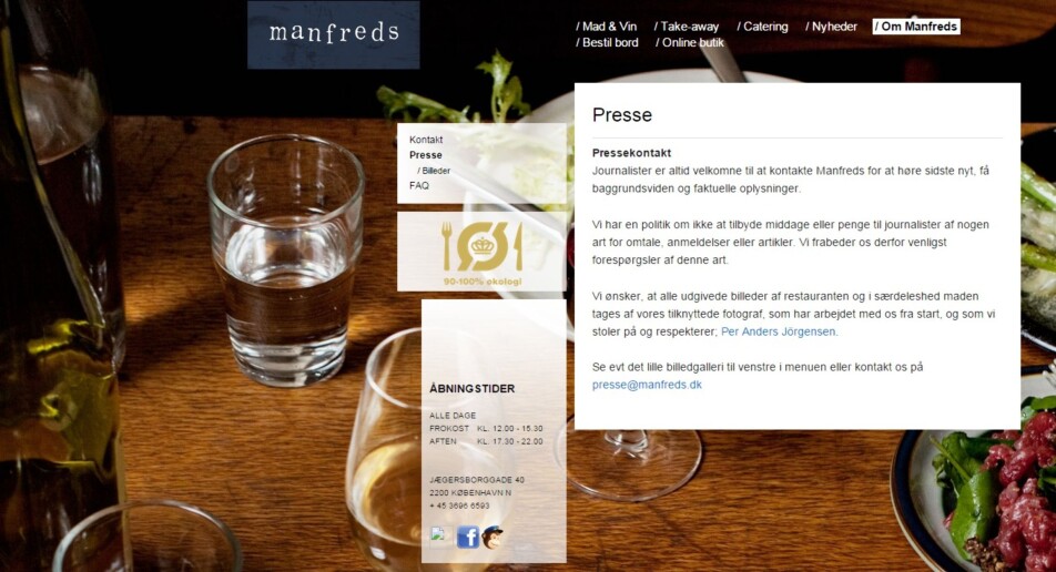 Lei av journalister som vil spise gratis