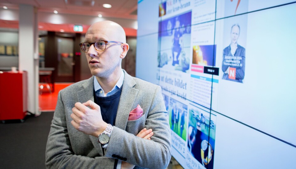 VGs digitalredaktør Ola Stenberg. Foto: Kristoffer Kumar VGs digitalredaktør Ola Stenberg. Foto: Kristoffer Kumar