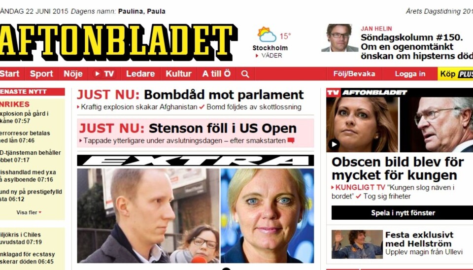 Schibsted eier 91 prosent av Aftonbladet og skal ifølge konsernledelsen ikke være interessert i å selge. Schibsted eier 91 prosent av Aftonbladet og skal ifølge konsernledelsen ikke være interessert i å selge.