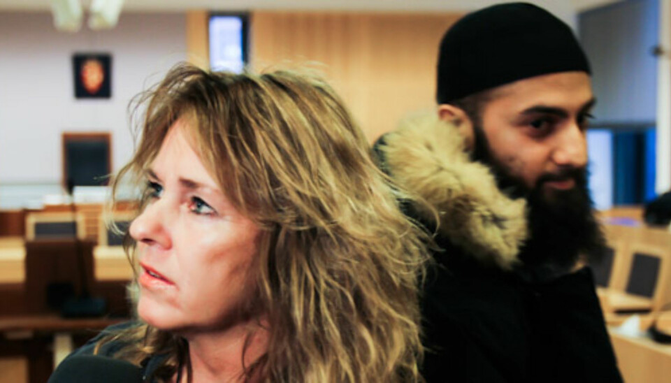 Dagsavisen-journalist Nina Johnsrud vitnet i saken mot Ubaydullah Hussain i Oslo tingrett i 2014. Denne uka traff de hverandre igjen under ankesaken i Borgarting lagmannsrett. Foto: Kathrine Geard