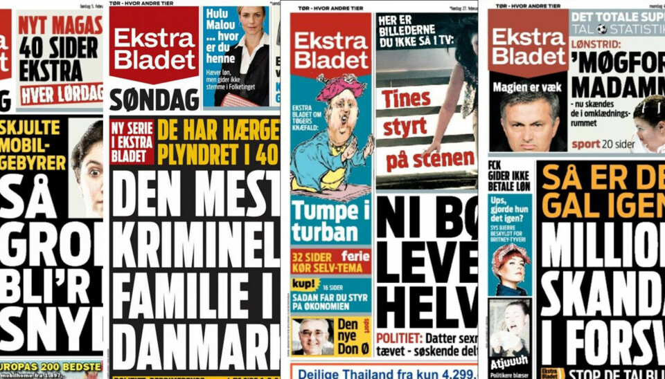415.321.922 kroner krever politiet i København av tabloiden Ekstra Bladet