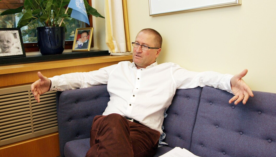 KrFs Geir Jørgen Bekkevold er skeptisk til regjeringens forslag om å skrote medieeierskapsloven. Foto: Birgit Dannenberg KrFs Geir Jørgen Bekkevold er skeptisk til regjeringens forslag om å skrote medieeierskapsloven. Foto: Birgit Dannenberg