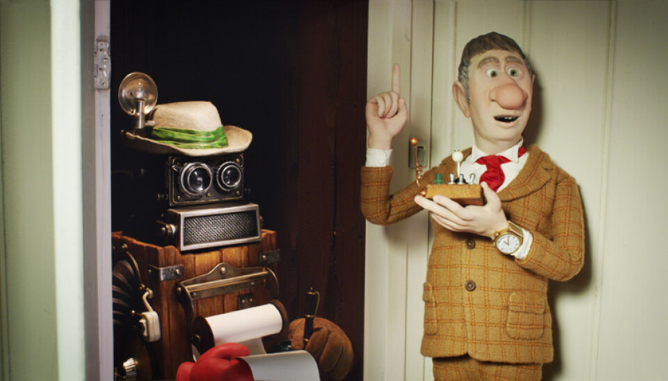 Flåklypa-universet var tidlig ute med å ta i bruk en robotjournalist. Foto: Maipo Film Flåklypa-universet var tidlig ute med å ta i bruk en robotjournalist. Foto: Maipo Film