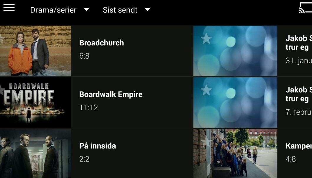 NRKs tv-app er en av fire nominerte til hederspris for god design. NRKs tv-app er en av fire nominerte til hederspris for god design.