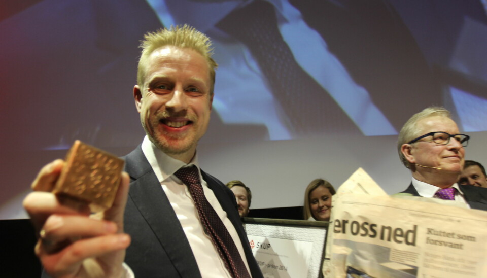 Kristoffer Egeberg stakk av med den største Skup-hederen i fjor. Foto: Martin Huseby Jensen