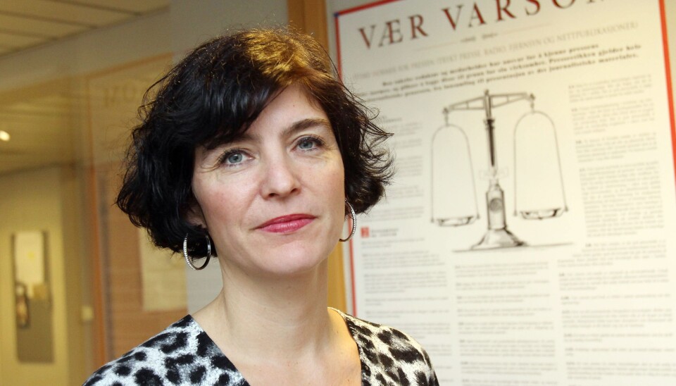 Kjersti Løken Stavrum oppfordrer redaksjonene til å legge mer vekt på den faglige verdien av å komme seg ut og dokumentere hendelser i tekst og bilder. Foto: Birgit Danneberg Kjersti Løken Stavrum oppfordrer redaksjonene til å legge mer vekt på den faglige verdien av å komme seg ut og dokumentere hendelser i tekst og bilder. Foto: Birgit Danneberg