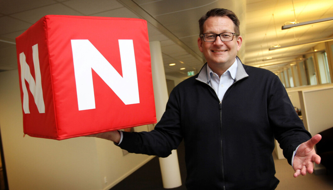 Discovery-sjef Harald Strømme er glad for å være tilbake på Canal Digital-kundenes skjermer, etter halvannen uke fravær for Discoverys 13 norske kanaler, blant dem TVNorge, Max og Eurosport. Foto: Birgit Dannenberg Discovery-sjef Harald Strømme er glad for å være tilbake på Canal Digital-kundenes skjermer, etter halvannen uke fravær for Discoverys 13 norske kanaler, blant dem TVNorge, Max og Eurosport. Foto: Birgit Dannenberg