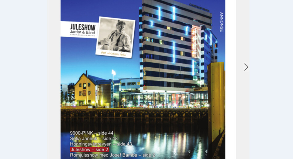 Ble felt på forsiden