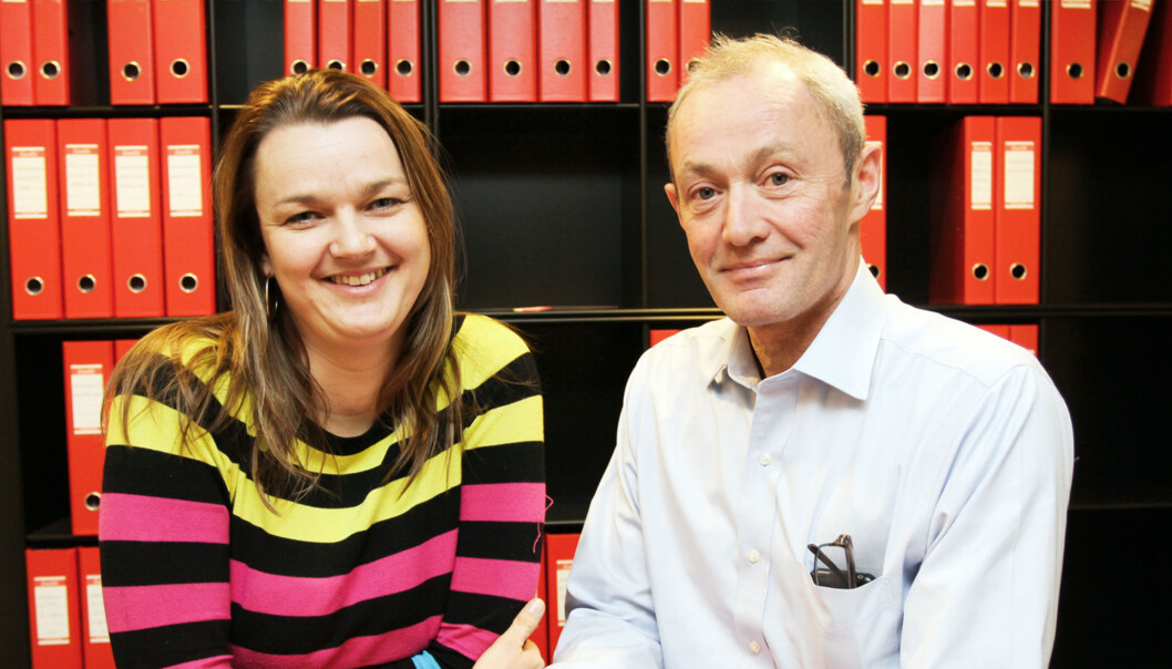 Nestleder Hege Iren Frantzen og leder Thomas Spence i Norsk Journalistlag. Foto: Kathrine Geard Nestleder Hege Iren Frantzen og leder Thomas Spence i Norsk Journalistlag. Foto: Kathrine Geard