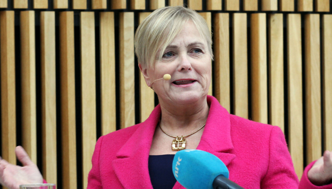 Kulturminister Thorhild Widvey. Foto. Birgit Dannenberg Kulturminister Thorhild Widvey. Foto. Birgit Dannenberg