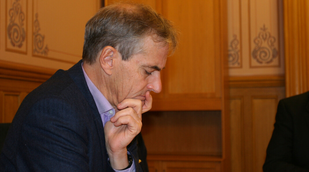 Twitter-meldingene til president Donald Trump gjør Ap-leder Jonas Gahr Støre betenkt. Arkivfoto: Martin Huseby Jensen Twitter-meldingene til president Donald Trump gjør Ap-leder Jonas Gahr Støre betenkt. Arkivfoto: Martin Huseby Jensen