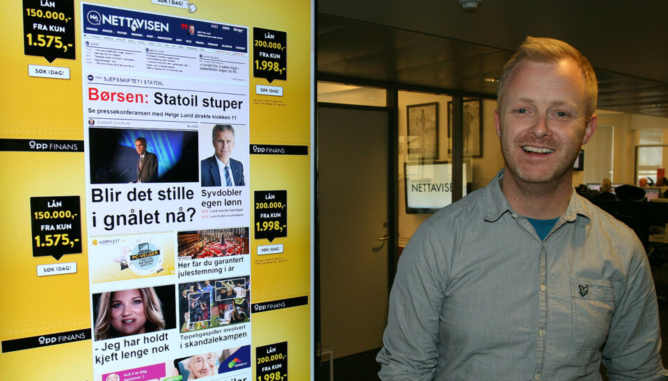 Pål Nisja-Wilhelmsen i Nettavisen. Arkivfoto: Glenn Slydal Johansen
