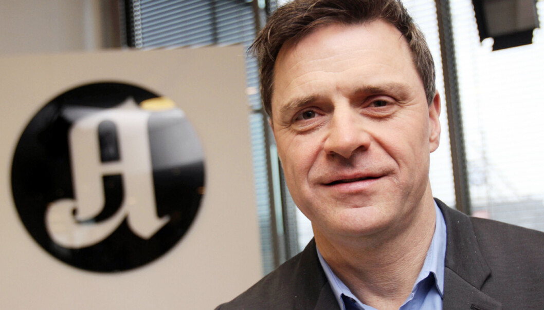Sjefredaktør Espen Egil Hansen i Aftenposten avvikler korrespondentkontoret i London fra 2016. Foto: Birgit Dannenberg Sjefredaktør Espen Egil Hansen i Aftenposten avvikler korrespondentkontoret i London fra 2016. Foto: Birgit Dannenberg