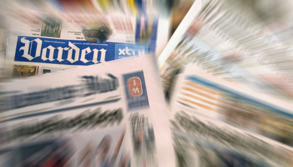 A-pressen fikk beholde de fleste avisene, men måtte selge Demokraten og Varden før de fikk danne Amedia. Illustrasjon: Journalisten A-pressen fikk beholde de fleste avisene, men måtte selge Demokraten og Varden før de fikk danne Amedia. Illustrasjon: Journalisten