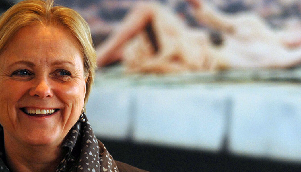 Kulturminister Thorhild Widvey går først for nullmoms. Foto: Martin Huseby Jensen Kulturminister Thorhild Widvey går først for nullmoms. Foto: Martin Huseby Jensen