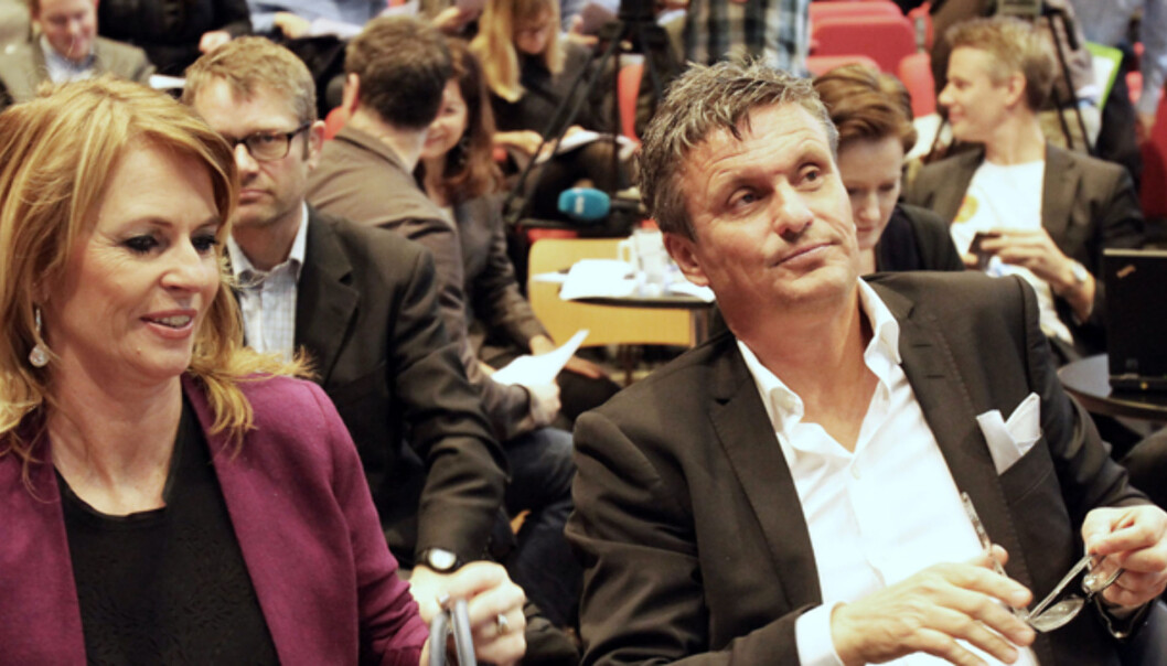 Se og Hør-redaktør Ellen Arnstad og administrerende direktør Roger Hansen i Aller Media på presentasjonen av opplagstallene i februar. Foto: Birgit Dannenberg Se og Hør-redaktør Ellen Arnstad og administrerende direktør Roger Hansen i Aller Media på presentasjonen av opplagstallene i februar. Foto: Birgit Dannenberg