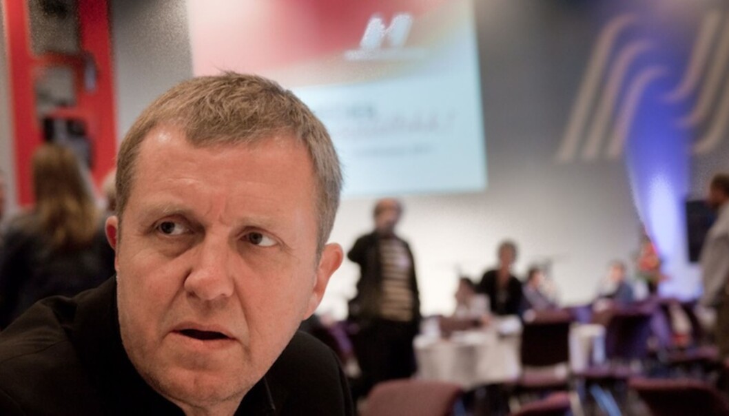 BEKYMRET: Generalsekretær i NJ, Jahn-Arne Olsen, liker ikke medlemsutviklingen. Her på fjorårets NJ-landsmøte. Foto: Kathrine Geard BEKYMRET: Generalsekretær i NJ, Jahn-Arne Olsen, liker ikke medlemsutviklingen. Her på fjorårets NJ-landsmøte. Foto: Kathrine Geard