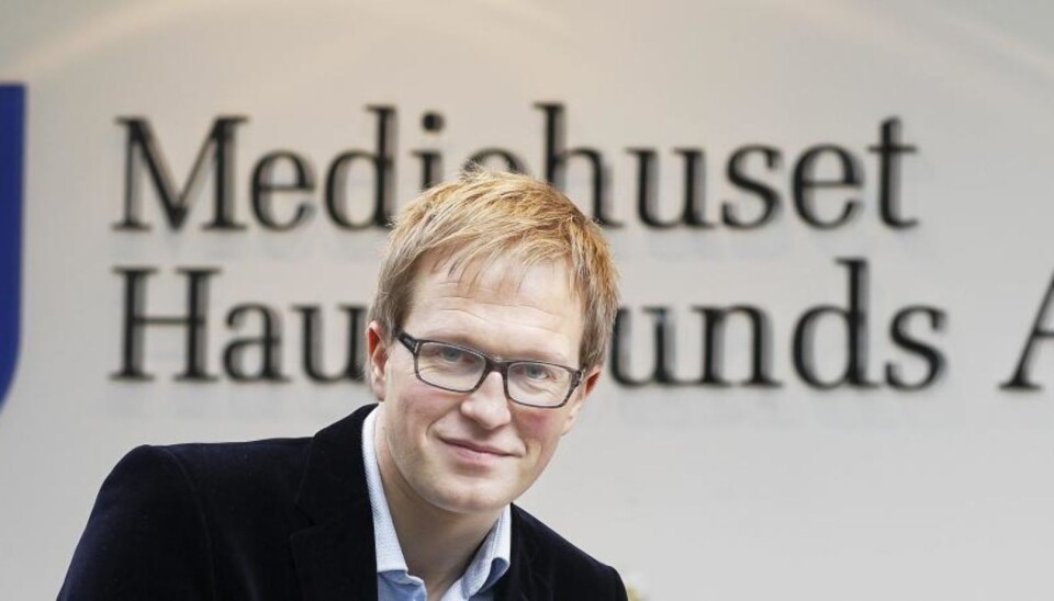 UTEN TILLIT: Ansvarlig redaktør og administrerende direktør Jan Tore Hamnøy i Haugesunds Avis er i hardt vær, bare fem måneder etter at han inntok redaktørstolen. Foto: Harald Nordbakken, Haugesunds Avis UTEN TILLIT: Ansvarlig redaktør og administrerende direktør Jan Tore Hamnøy i Haugesunds Avis er i hardt vær, bare fem måneder etter at han inntok redaktørstolen. Foto: Harald Nordbakken, Haugesunds Avis