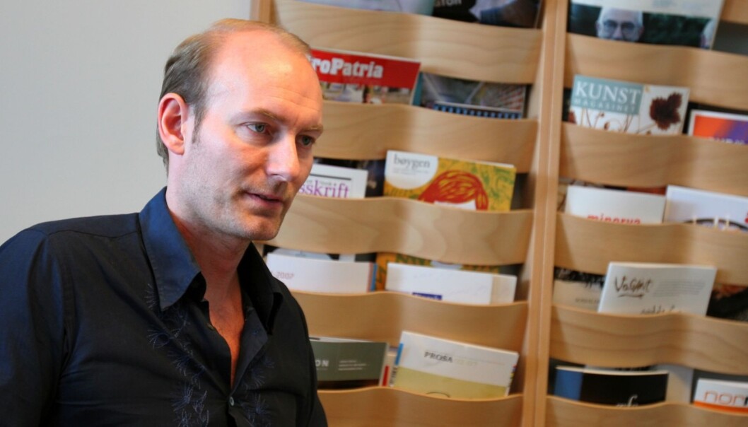 Fritt Ord-leder Knut Olav Åmås har delt ut 5,15 millioner kroner til journalistikk. Foto: Birgit Dannenberg. Fritt Ord-leder Knut Olav Åmås har delt ut 5,15 millioner kroner til journalistikk. Foto: Birgit Dannenberg.