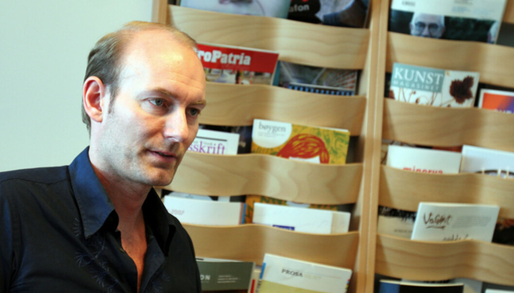 Knut Olav Åmås går fra Aftenposten til å bli statssekretær i Kulturdepartementet. Foto: Birgit Dannenberg Knut Olav Åmås går fra Aftenposten til å bli statssekretær i Kulturdepartementet. Foto: Birgit Dannenberg