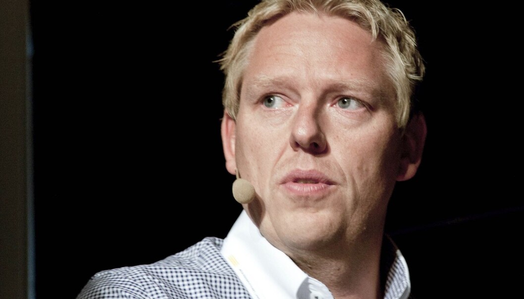 INNRØMMER SLURV: Jan Ove Årsæther, nyhetsredaktør i TV 2. Foto: Kathrine Geard INNRØMMER SLURV: Jan Ove Årsæther, nyhetsredaktør i TV 2. Foto: Kathrine Geard