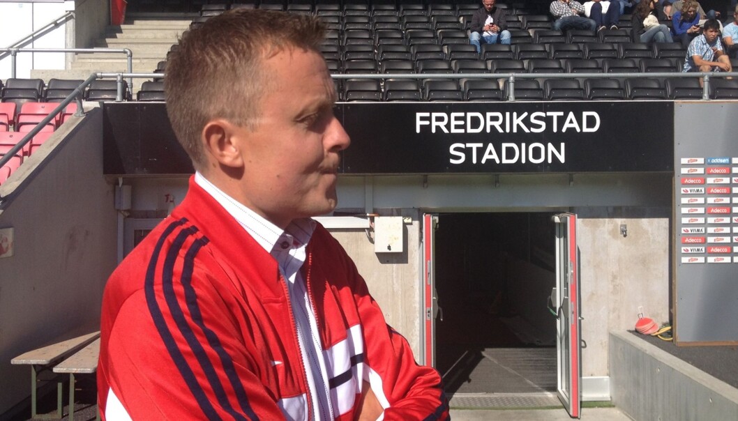 FOTBALLSJEF: Geir Bakken melder overgang fra Amedia til Fredrikstad Fotballklubb. FOTO: DAG SOLHEIM FOTBALLSJEF: Geir Bakken melder overgang fra Amedia til Fredrikstad Fotballklubb. FOTO: DAG SOLHEIM
